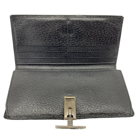 GUCCI Vintage G-Clasp Leather Long Wallet - Picture 5 of 12